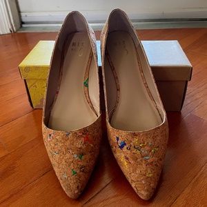 Mix No. 6 Rowland Flat in Multicolored Cork